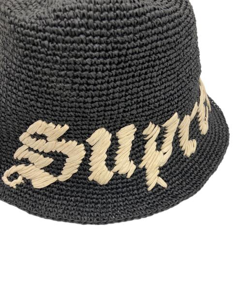 SUPREME（シュプリーム）SUPREME (シュプリーム) SUPREME OLD ENGLISH STRAW CRUSHER 23SS ブラックの古着・服飾アイテム