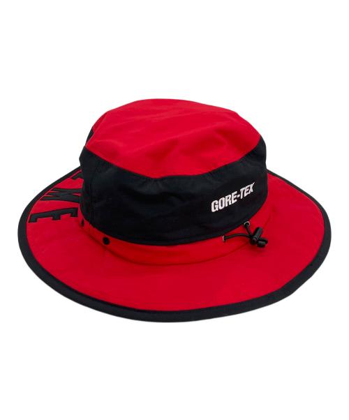 THE NORTH FACE（ザ ノース フェイス）THE NORTH FACE (ザ ノース フェイス) SUPREME (シュプリーム) arc logo horizon  breeze hat ブラック×レッドの古着・服飾アイテム