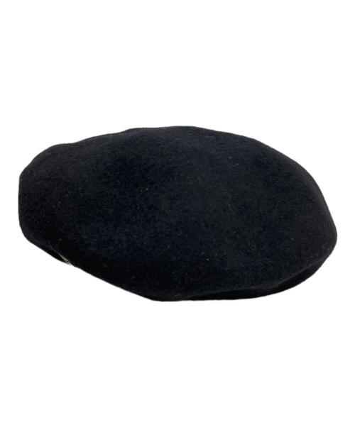 THE H.W.DOG&CO.（エイチダブリュードッグアンドコー）THE H.W.DOG&CO. (エイチダブリュードッグアンドコー) ベレー帽 ブラック サイズ:FREEの古着・服飾アイテム