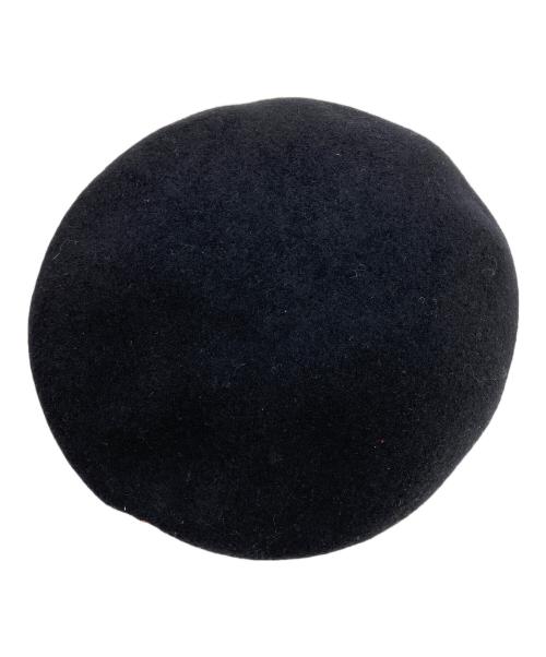 THE H.W.DOG&CO.（エイチダブリュードッグアンドコー）THE H.W.DOG&CO. (エイチダブリュードッグアンドコー) ベレー帽 ブラック サイズ:FREEの古着・服飾アイテム