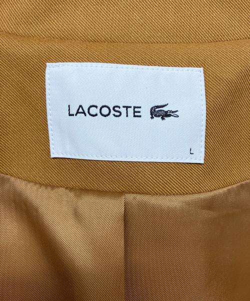 LACOSTE（ラコステ）LACOSTE (ラコステ) Pコート ブラウン サイズ:Lの古着・服飾アイテム