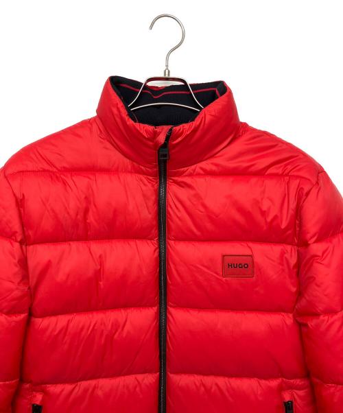 HUGO（ヒューゴ ボス）HUGO (ヒューゴ ボス) 中綿ジャケット レッド サイズ:Mの古着・服飾アイテム