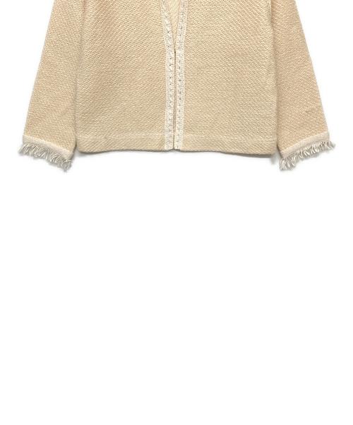 house of lotus（ハウスオブロータス）house of lotus (ハウスオブロータス) ツイードジャガードジャケット ベージュ サイズ:Mの古着・服飾アイテム