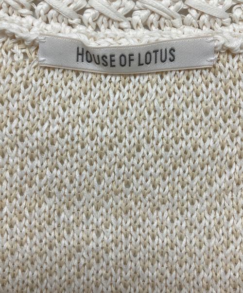 house of lotus（ハウスオブロータス）house of lotus (ハウスオブロータス) ツイードジャガードジャケット ベージュ サイズ:Mの古着・服飾アイテム
