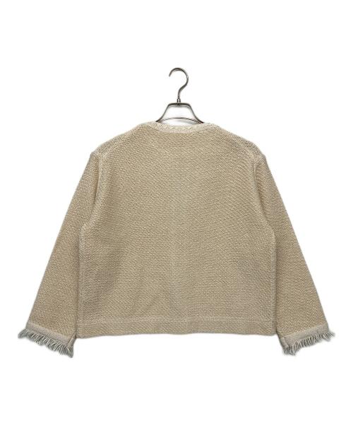 house of lotus（ハウスオブロータス）house of lotus (ハウスオブロータス) ツイードジャガードジャケット ベージュ サイズ:Mの古着・服飾アイテム