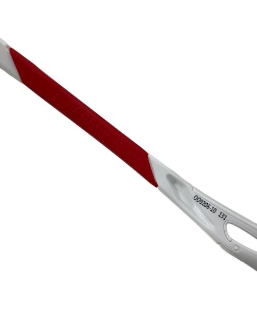 OAKLEY（オークリー）OAKLEY (オークリー) RADAR LOCK ホワイト×レッドの古着・服飾アイテム