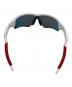 中古・古着 OAKLEY (オークリー) RADAR LOCK ホワイト×レッド：7000円