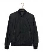 HERNOヘルノ）の古着「ウォーターレペレントポリエステルボマーブルゾン」｜ブラック
