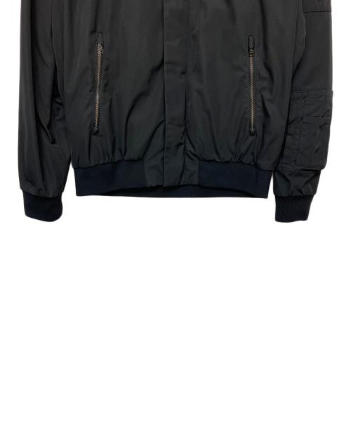 HERNO（ヘルノ）HERNO (ヘルノ) ウォーターレペレントポリエステルボマーブルゾン ブラック サイズ:44の古着・服飾アイテム