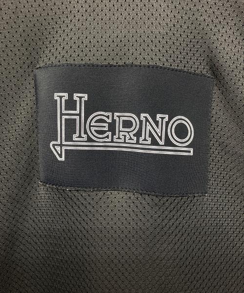 HERNO（ヘルノ）HERNO (ヘルノ) ウォーターレペレントポリエステルボマーブルゾン ブラック サイズ:44の古着・服飾アイテム