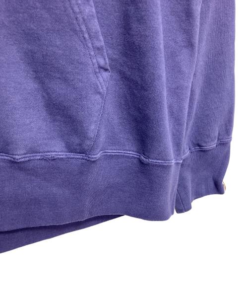 A BATHING APE（アベイシングエイプ）A BATHING APE (アベイシングエイプ) DESTROY WASHED RELAXED FIT PULLOVER HOODIE パープル サイズ:２XLの古着・服飾アイテム