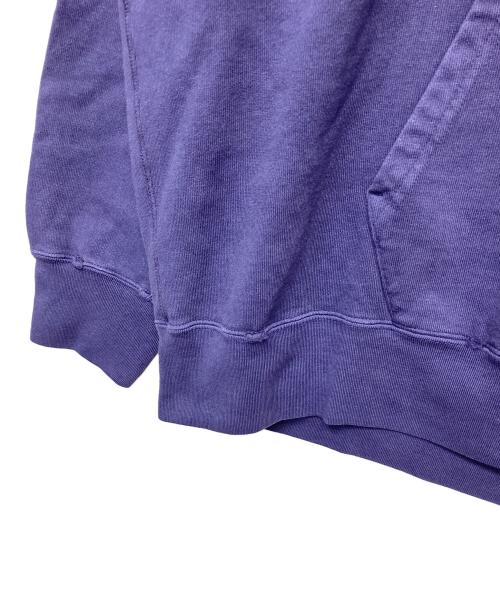 A BATHING APE（アベイシングエイプ）A BATHING APE (アベイシングエイプ) DESTROY WASHED RELAXED FIT PULLOVER HOODIE パープル サイズ:２XLの古着・服飾アイテム