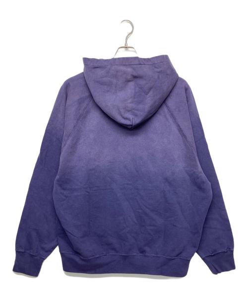 A BATHING APE（アベイシングエイプ）A BATHING APE (アベイシングエイプ) DESTROY WASHED RELAXED FIT PULLOVER HOODIE パープル サイズ:２XLの古着・服飾アイテム
