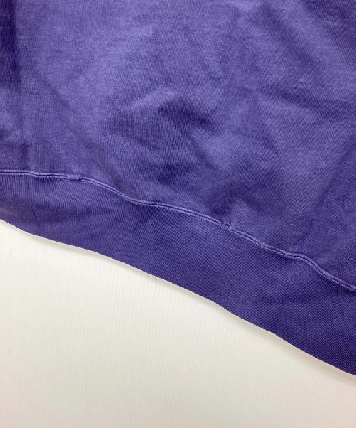 A BATHING APE（アベイシングエイプ）A BATHING APE (アベイシングエイプ) DESTROY WASHED RELAXED FIT PULLOVER HOODIE パープル サイズ:２XLの古着・服飾アイテム