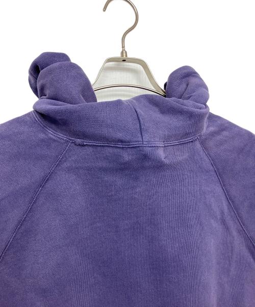 A BATHING APE（アベイシングエイプ）A BATHING APE (アベイシングエイプ) DESTROY WASHED RELAXED FIT PULLOVER HOODIE パープル サイズ:２XLの古着・服飾アイテム