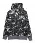 A BATHING APE（アベイシングエイプ）の古着「MULTI PIXEL CAMO SHARK REGULAR FIT FULL ZIP HOODIE」｜ブラック