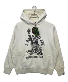 A BATHING APE（アベイシングエイプ）の古着「プルオーバーパーカー」｜アイボリー