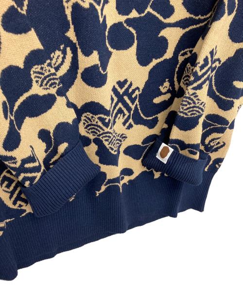 A BATHING APE（アベイシングエイプ）A BATHING APE (アベイシングエイプ) ニット ネイビー サイズ:L　 未使用品の古着・服飾アイテム