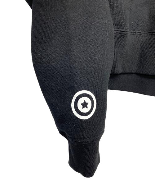 A BATHING APE（アベイシングエイプ）A BATHING APE (アベイシングエイプ) SHARK CROPPED FULL ZIP HOODIE ブラック サイズ:M 未使用品の古着・服飾アイテム