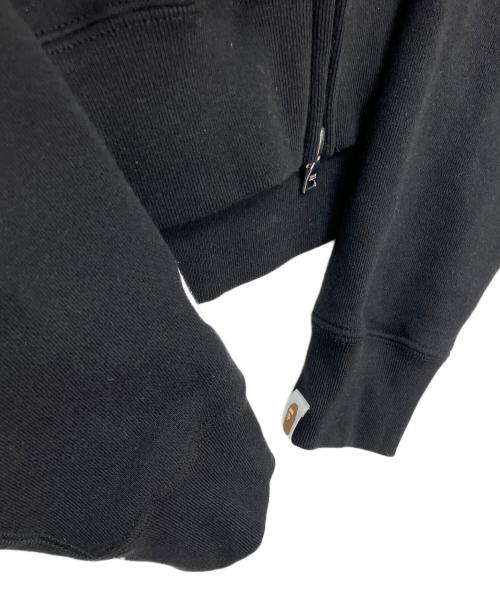 A BATHING APE（アベイシングエイプ）A BATHING APE (アベイシングエイプ) SHARK CROPPED FULL ZIP HOODIE ブラック サイズ:M 未使用品の古着・服飾アイテム