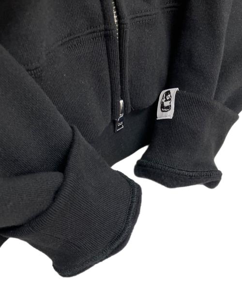 A BATHING APE（アベイシングエイプ）A BATHING APE (アベイシングエイプ) SHARK CROPPED FULL ZIP HOODIE ブラック サイズ:M 未使用品の古着・服飾アイテム