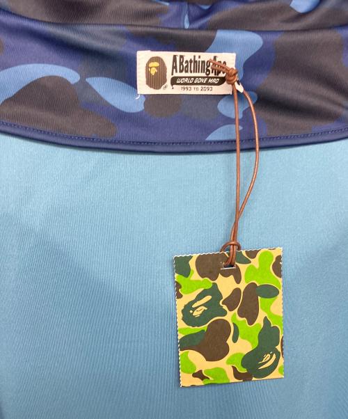 A BATHING APE（アベイシングエイプ）A BATHING APE (アベイシングエイプ) COLOR CAMO SHARK RELAXED FIT HOODIE TRACK JACKET ネイビー サイズ:2XLの古着・服飾アイテム