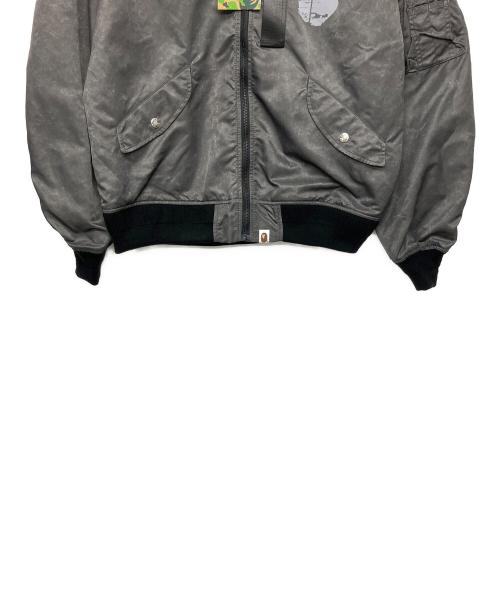 A BATHING APE（アベイシングエイプ）A BATHING APE (アベイシングエイプ) MULTI PATCH BOMBER JACKET ブラック サイズ:M 未使用品の古着・服飾アイテム