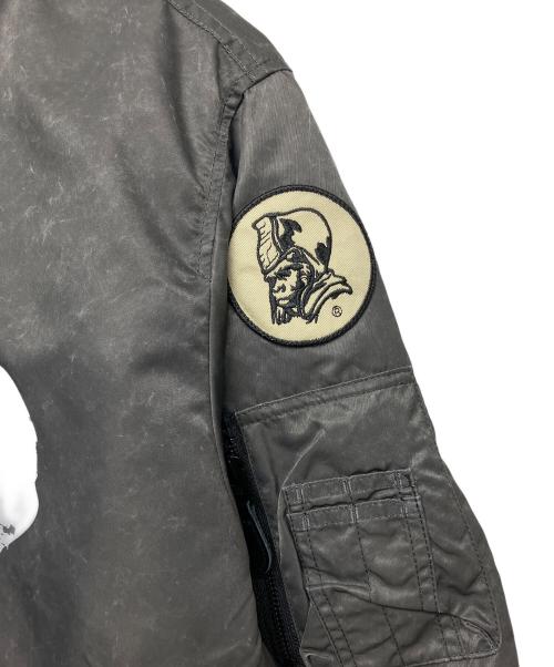 A BATHING APE（アベイシングエイプ）A BATHING APE (アベイシングエイプ) MULTI PATCH BOMBER JACKET ブラック サイズ:M 未使用品の古着・服飾アイテム