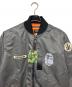 A BATHING APE (アベイシングエイプ) MULTI PATCH BOMBER JACKET ブラック サイズ:M 未使用品：36000円