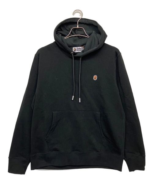 A BATHING APE（アベイシングエイプ）A BATHING APE (アベイシングエイプ) ONE POINT REGULAR FIT CREWNECK SWEATSHIRT ブラック サイズ:Lの古着・服飾アイテム