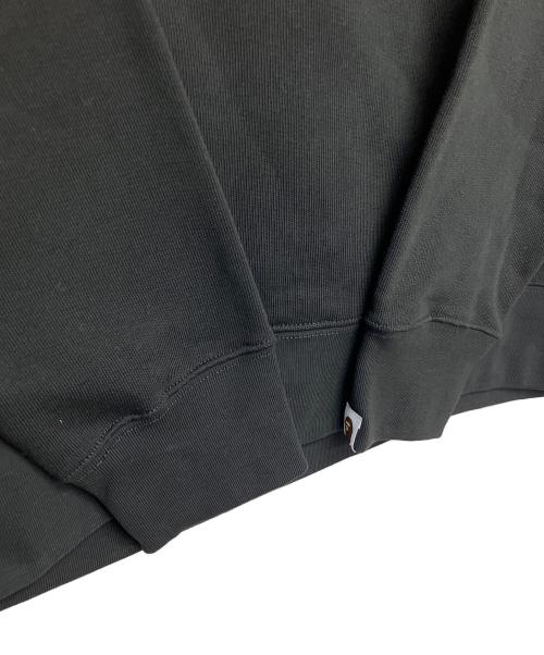 A BATHING APE（アベイシングエイプ）A BATHING APE (アベイシングエイプ) ONE POINT REGULAR FIT CREWNECK SWEATSHIRT ブラック サイズ:Lの古着・服飾アイテム