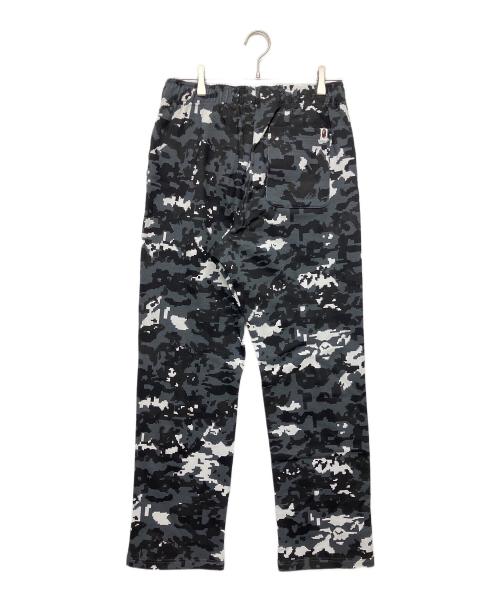 A BATHING APE（アベイシングエイプ）A BATHING APE (アベイシングエイプ) MULTI PIXEL CAMO WIDE LEG SWEAT PATNS ブラック サイズ:Mの古着・服飾アイテム