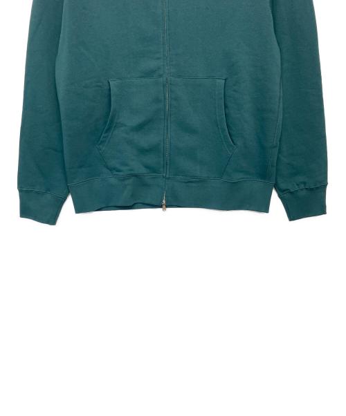 A BATHING APE（アベイシングエイプ）A BATHING APE (アベイシングエイプ) ONE POINT REGULAR FIT FULL ZIP HOODIE グリーン サイズ:Lの古着・服飾アイテム
