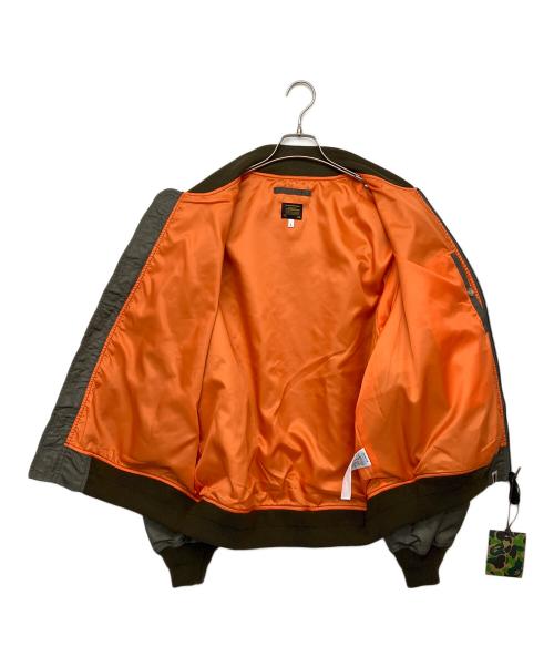 A BATHING APE（アベイシングエイプ）A BATHING APE (アベイシングエイプ) MULTI PATCH BOMBER JACKET オリーブ サイズ:L 未使用品の古着・服飾アイテム