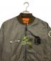 A BATHING APE (アベイシングエイプ) MULTI PATCH BOMBER JACKET オリーブ サイズ:L 未使用品：36000円
