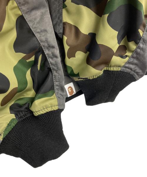 A BATHING APE（アベイシングエイプ）A BATHING APE (アベイシングエイプ) MULTI PATCH BOMBER JACKET ブラック サイズ:2XL 未使用品の古着・服飾アイテム