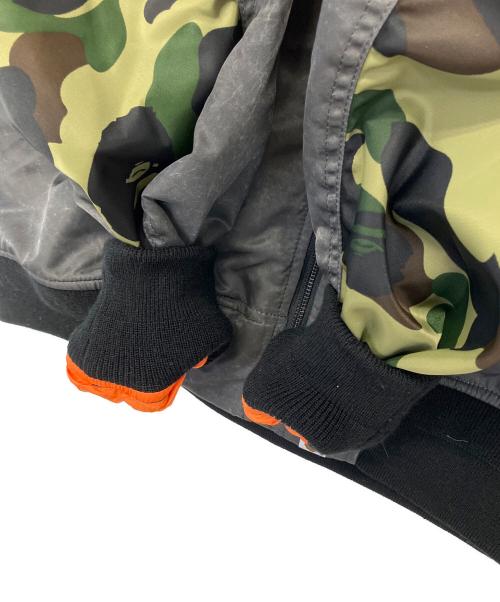 A BATHING APE（アベイシングエイプ）A BATHING APE (アベイシングエイプ) MULTI PATCH BOMBER JACKET ブラック サイズ:2XL 未使用品の古着・服飾アイテム