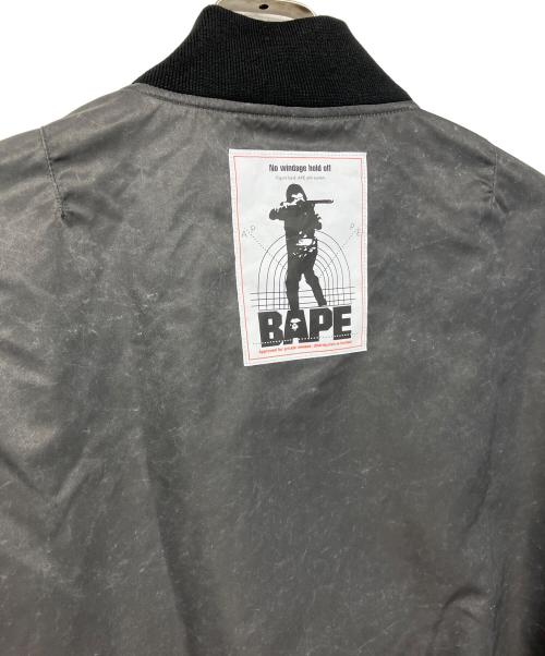 A BATHING APE（アベイシングエイプ）A BATHING APE (アベイシングエイプ) MULTI PATCH BOMBER JACKET ブラック サイズ:2XL 未使用品の古着・服飾アイテム