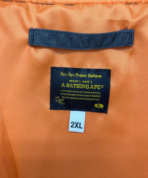 A BATHING APE（アベイシングエイプ）A BATHING APE (アベイシングエイプ) MULTI PATCH BOMBER JACKET ブラック サイズ:2XL 未使用品の古着・服飾アイテム