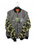 中古・古着 A BATHING APE (アベイシングエイプ) MULTI PATCH BOMBER JACKET ブラック サイズ:2XL 未使用品：36000円