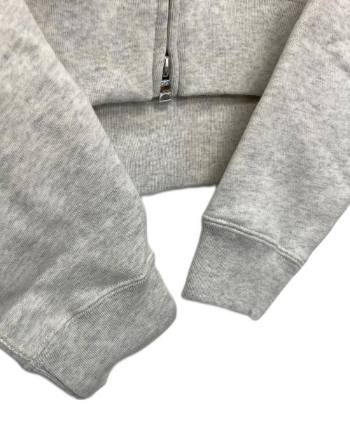 A BATHING APE（アベイシングエイプ）A BATHING APE (アベイシングエイプ) APE HEAD ONE POINT CROPPED ZIP HOODIE グレー サイズ:M 未使用品の古着・服飾アイテム