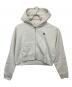 A BATHING APE（アベイシングエイプ）の古着「APE HEAD ONE POINT CROPPED ZIP HOODIE」｜グレー