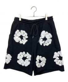 Denim Tears（デニムティアーズ）の古着「スウェットハーフパンツ」｜ブラック