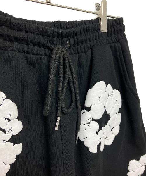 Denim Tears（デニムティアーズ）Denim Tears (デニムティアーズ) スウェットハーフパンツ ブラック サイズ:FREEの古着・服飾アイテム