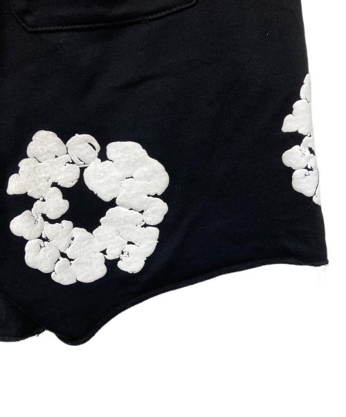 Denim Tears（デニムティアーズ）Denim Tears (デニムティアーズ) スウェットハーフパンツ ブラック サイズ:FREEの古着・服飾アイテム