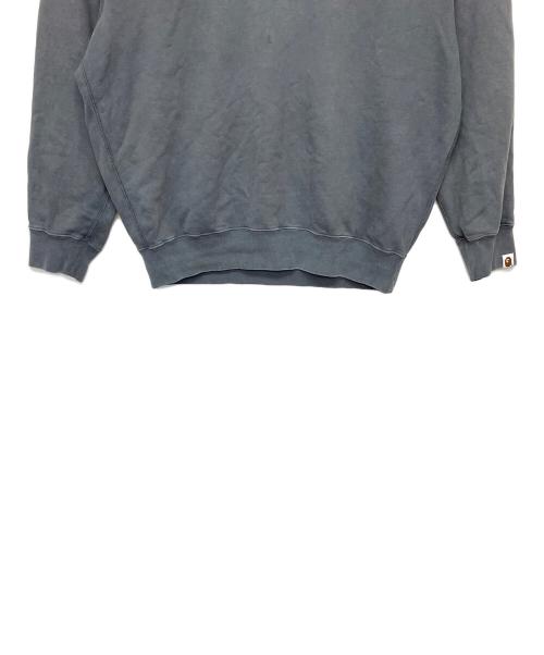 A BATHING APE（アベイシングエイプ）A BATHING APE (アベイシングエイプ) クルーネックスウェット グレー サイズ:Lの古着・服飾アイテム