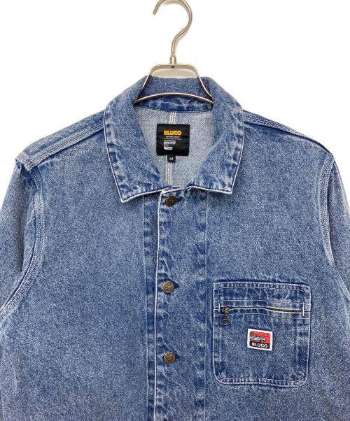 BLUCO WORK GARMENT（ブルコ ワーク ガーメント）BLUCO WORK GARMENT (ブルコ ワーク ガーメント) デニムカバーオール ネイビー サイズ:Mの古着・服飾アイテム