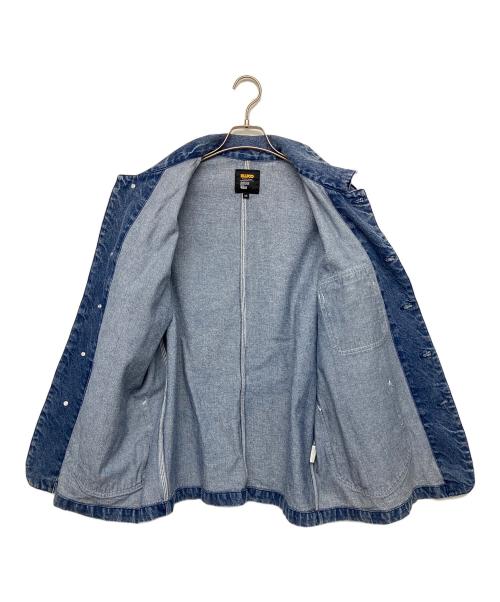 BLUCO WORK GARMENT（ブルコ ワーク ガーメント）BLUCO WORK GARMENT (ブルコ ワーク ガーメント) デニムカバーオール ネイビー サイズ:Mの古着・服飾アイテム