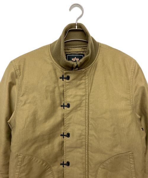 ALPHA（アルファ）ALPHA (アルファ) デッキフックジャケット カーキ サイズ:XLの古着・服飾アイテム