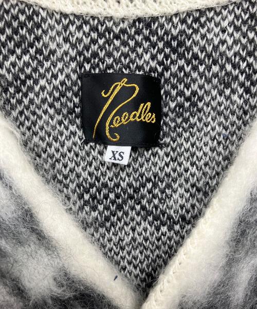 Needles（ニードルズ）Needles (ニードルズ) モヘアカーディガン グレー サイズ:XSの古着・服飾アイテム